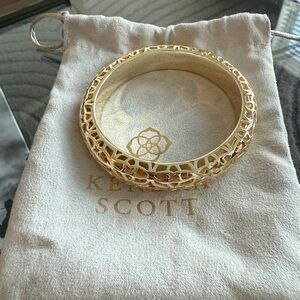 Kendra Scott Gold Filigree Bangle